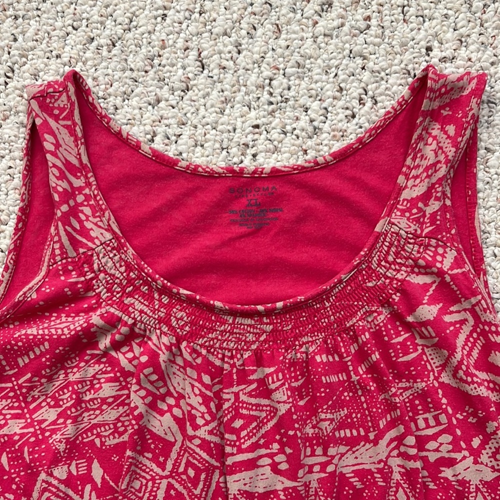 XL pink sleeveless Sonoma dress